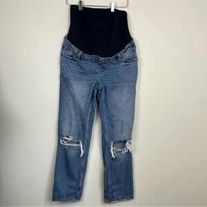 ABERCROMBIE & FITCH The Ankle Straight Maternity Jean 29/8L